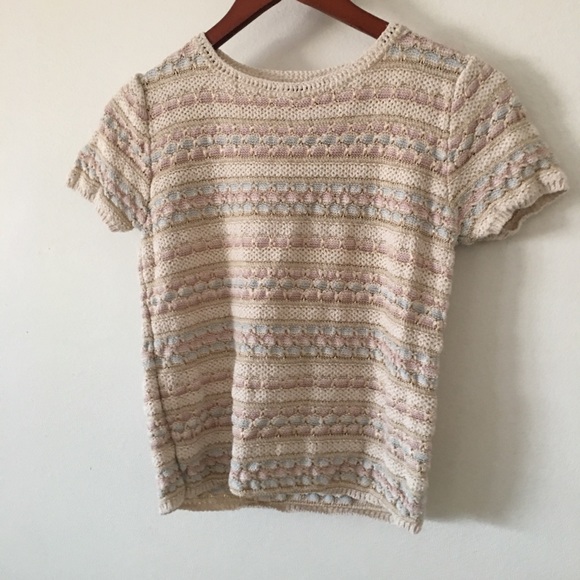 Vintage Pastel Sweater Top - Picture 2 of 10